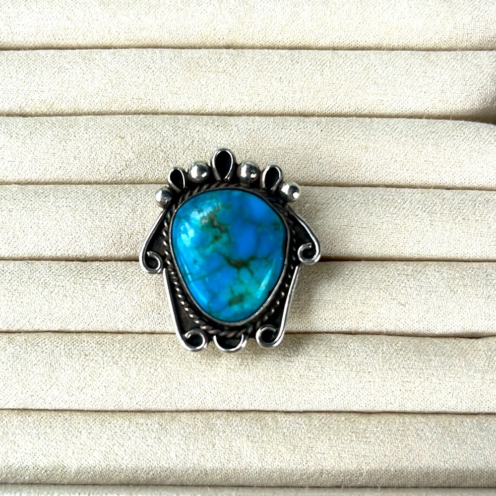 Antique turquoise ring
